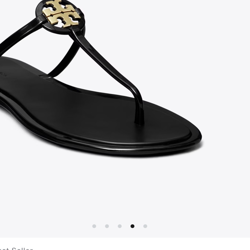 Tory Burch Brown Mini Miller Jelly Sandal - Picture 6 of 6